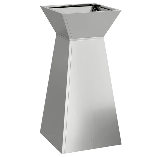 Säulen Pflanzer Silber 35 x 35 x 73 cm Stahl