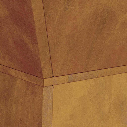 Säulen Pflanzer Silber 35 x 35 x 73 cm Stahl