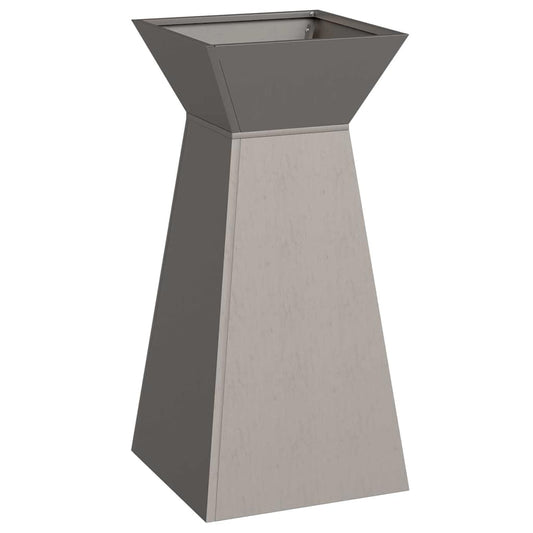Säulen Pflanzer Silber 35 x 35 x 73 cm Stahl