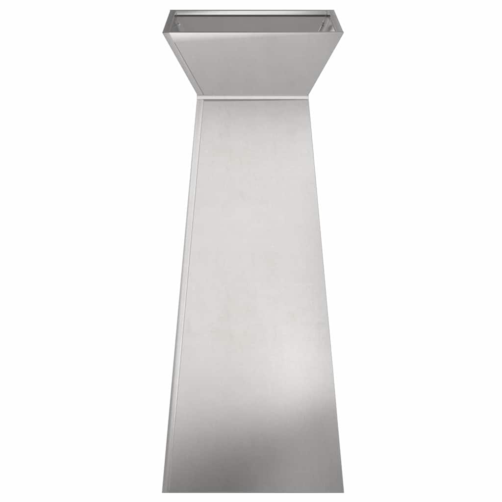Säulen Pflanzer 2 pcs Silber 40 x 40 x 100 cm Stahl