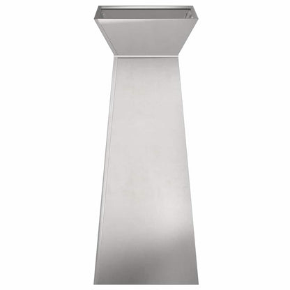 Säulen Pflanzer 2 pcs Silber 40 x 40 x 100 cm Stahl