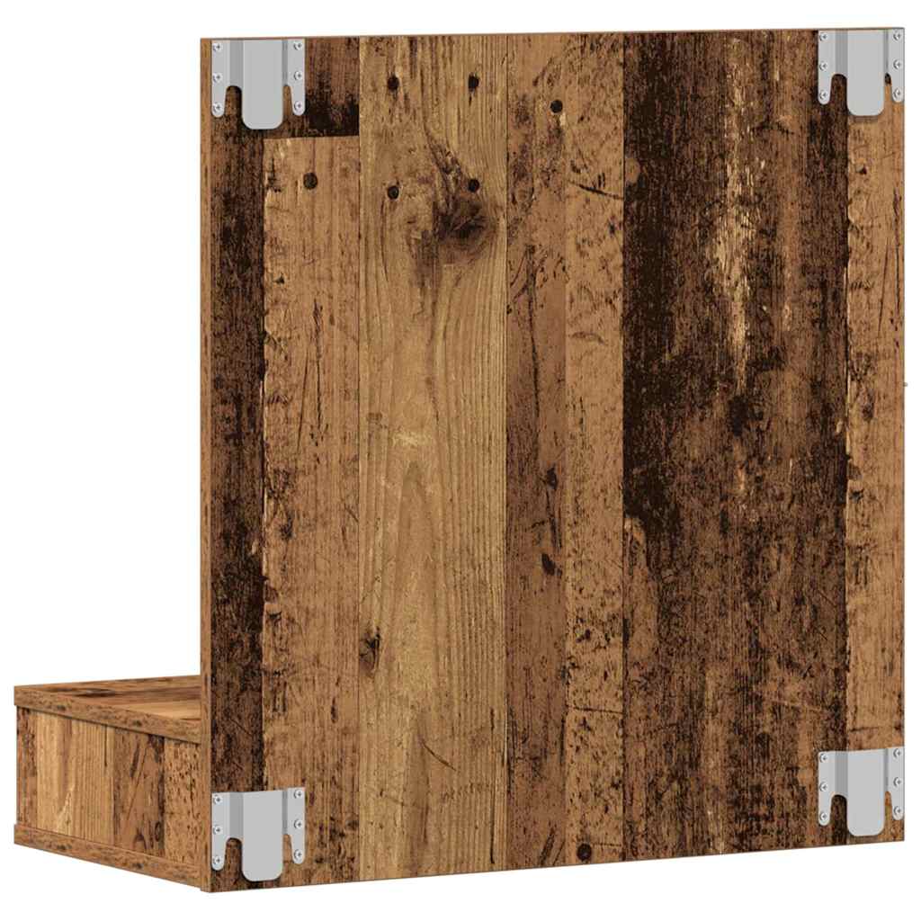 Spiegelschrank Altholz 60 x 31,5 x 62 cm Holzwerkstoff