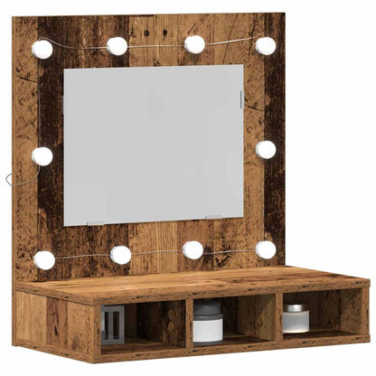 Spiegelschrank Altholz 60 x 31,5 x 62 cm Holzwerkstoff