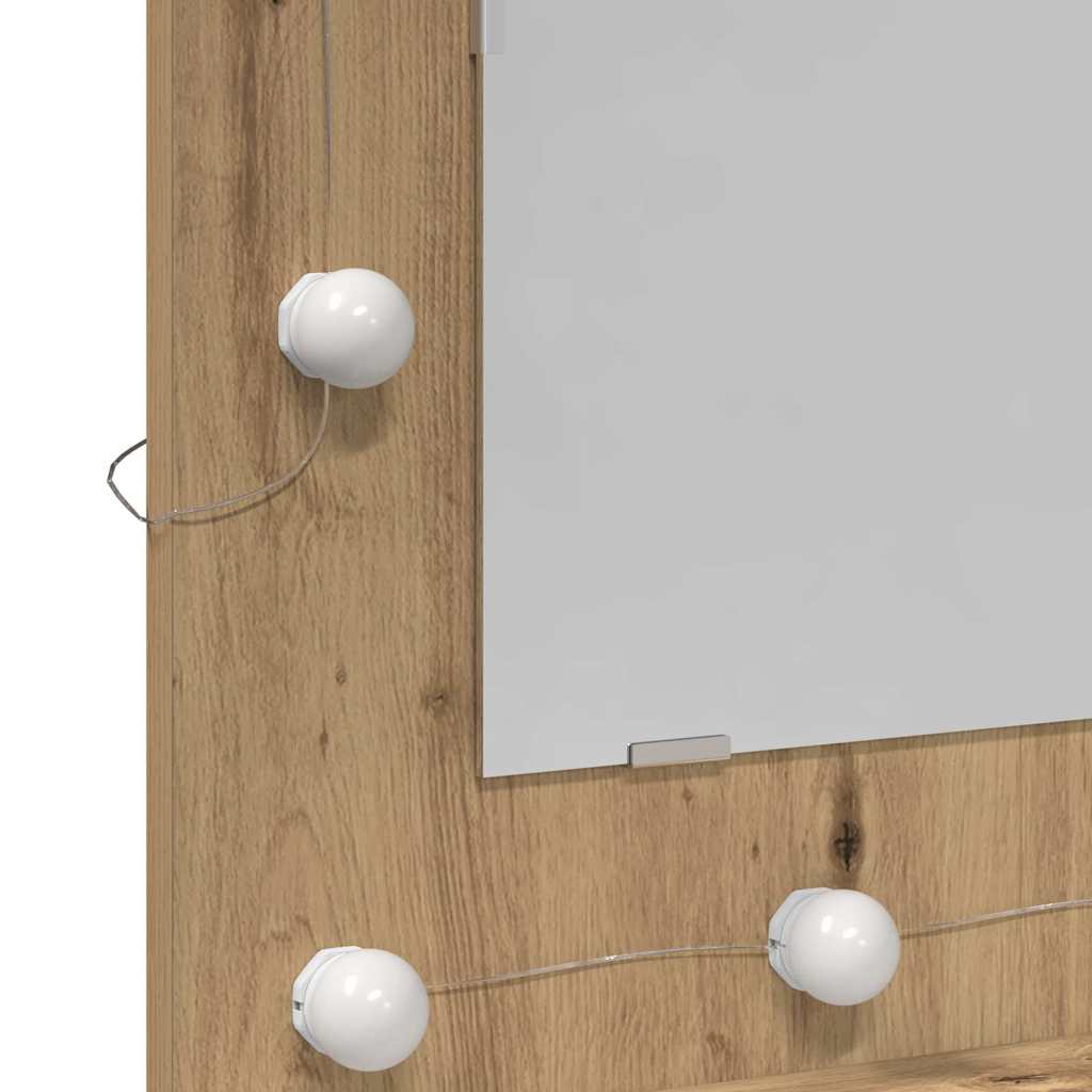 Spiegelschrank Artisan-Eiche 60 x 31,5 x 62 cm Holzwerkstoff