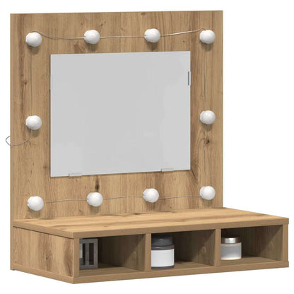 Spiegelschrank Artisan-Eiche 60 x 31,5 x 62 cm Holzwerkstoff