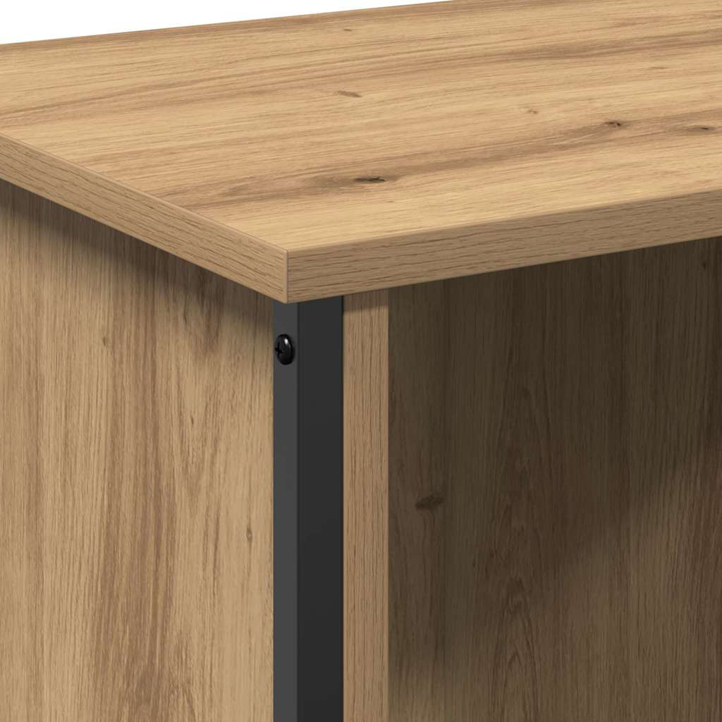 TV-Lowboard Eiche handwerklich 102 x 35 x 45 cm Holzwerkstoff