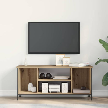 TV-Lowboard Eiche handwerklich 102 x 35 x 45 cm Holzwerkstoff