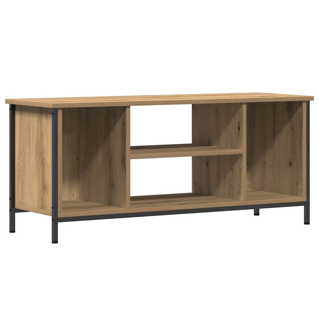 TV-Lowboard Eiche handwerklich 102 x 35 x 45 cm Holzwerkstoff