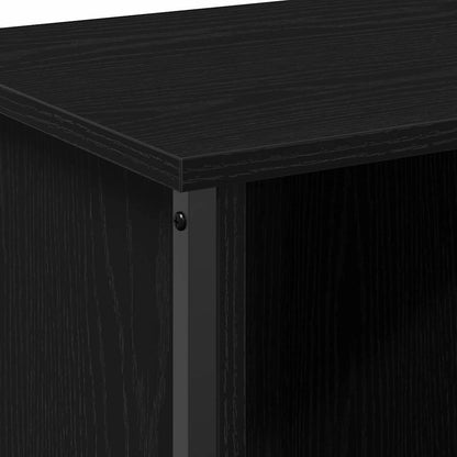 TV-Lowboard Schwarze Eiche 102 x 35 x 45 cm Holzwerkstoff