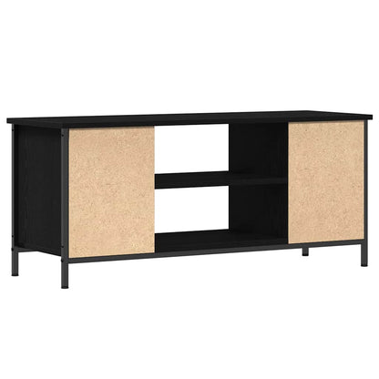 TV-Lowboard Schwarze Eiche 102 x 35 x 45 cm Holzwerkstoff