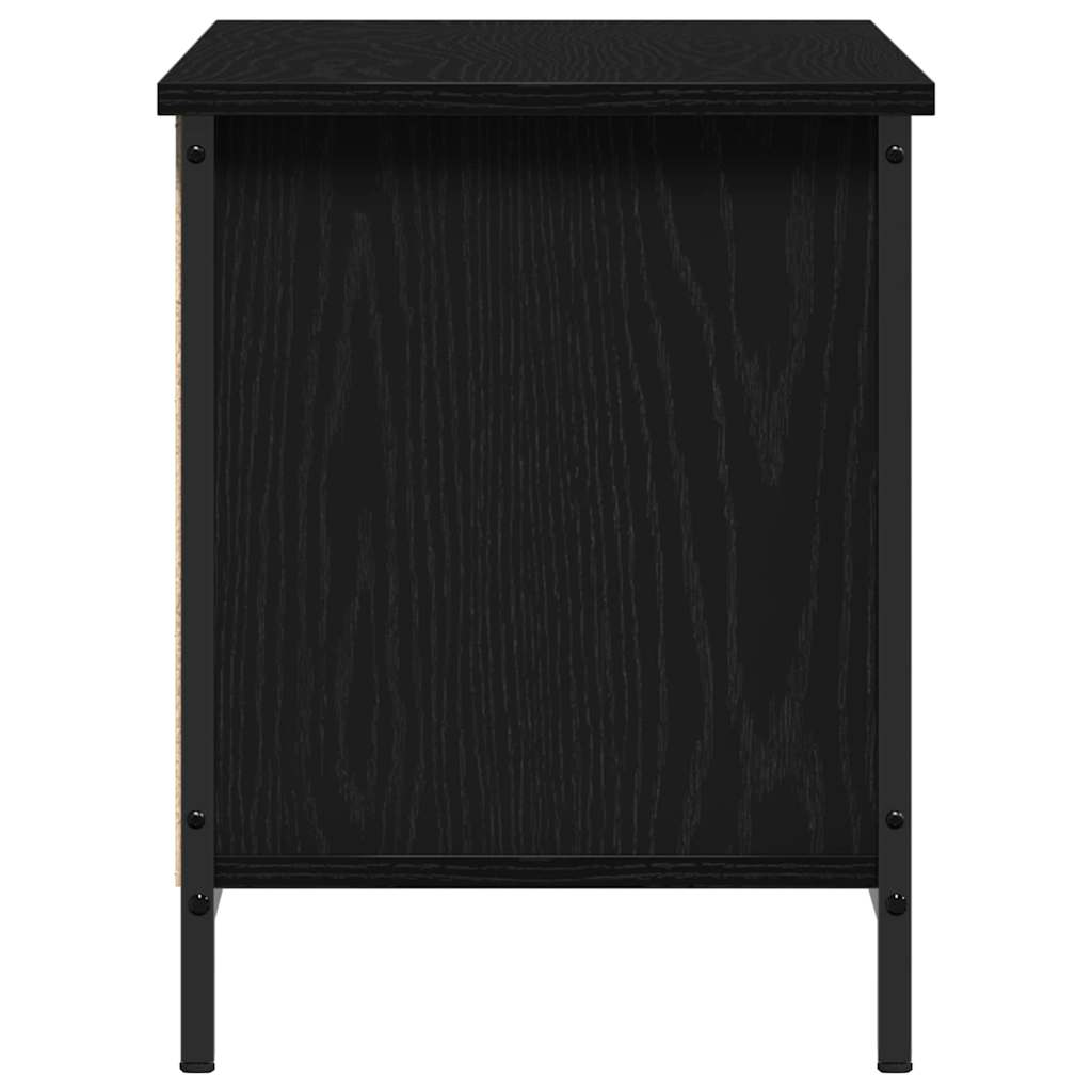 TV-Lowboard Schwarze Eiche 102 x 35 x 45 cm Holzwerkstoff