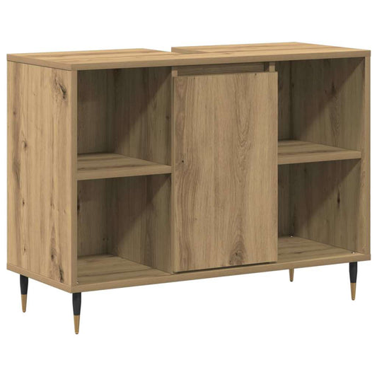 Badezimmerschrank Artisan-Eiche 80 x 33 x 60 cm Holzwerkstoff