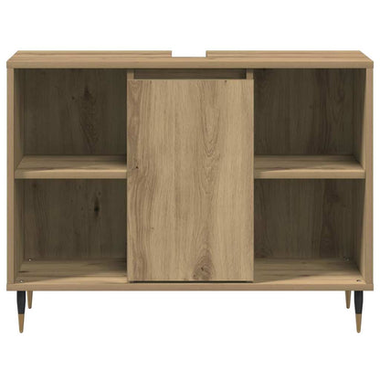 Badezimmerschrank Artisan-Eiche 80 x 33 x 60 cm Holzwerkstoff