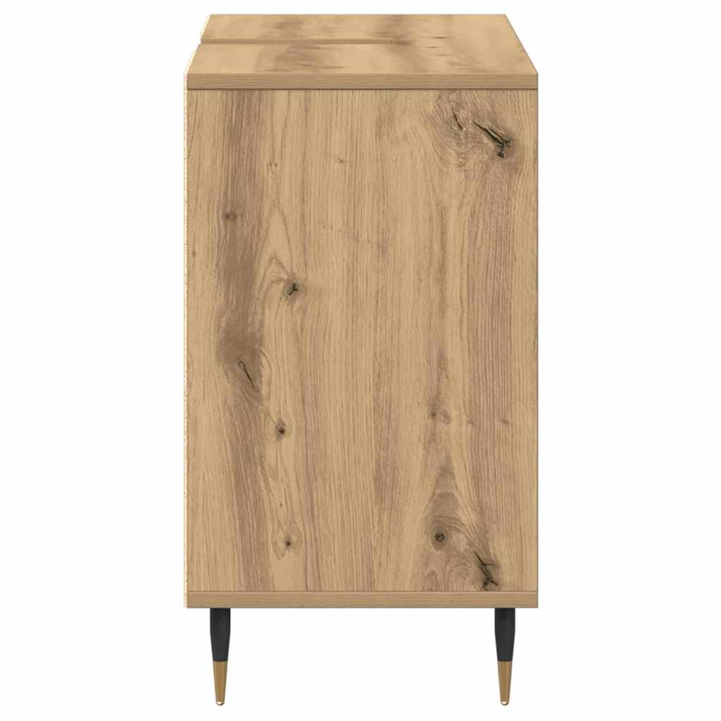 Badezimmerschrank Artisan-Eiche 80 x 33 x 60 cm Holzwerkstoff