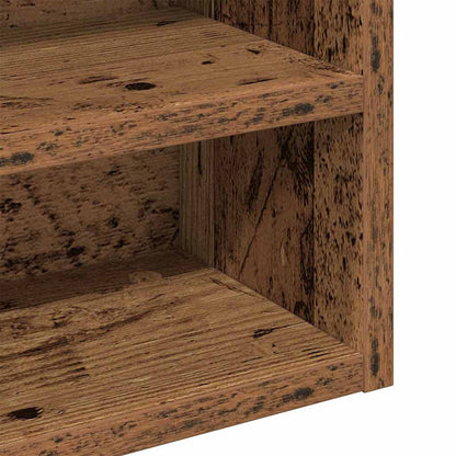 Vitrinenschrank Altholz 100 x 15 x 58 cm Holzwerkstoff