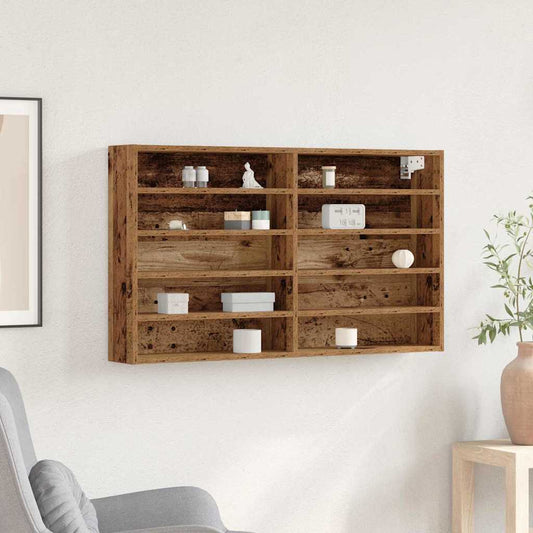 Vitrinenschrank Altholz 100 x 15 x 58 cm Holzwerkstoff