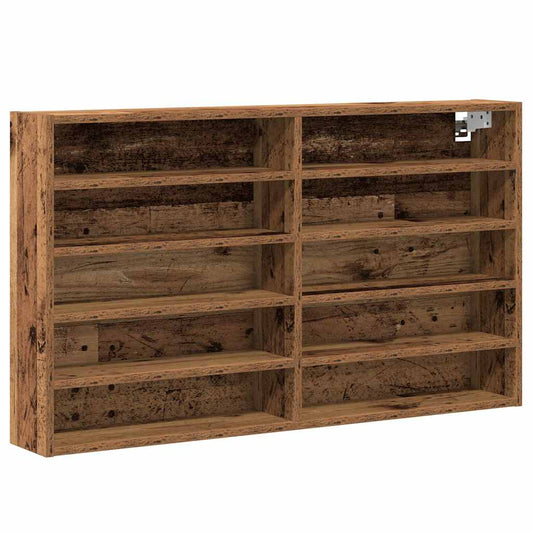 Vitrinenschrank Altholz 100 x 15 x 58 cm Holzwerkstoff