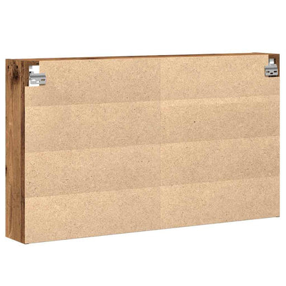 Vitrinenschrank Altholz 100 x 15 x 58 cm Holzwerkstoff