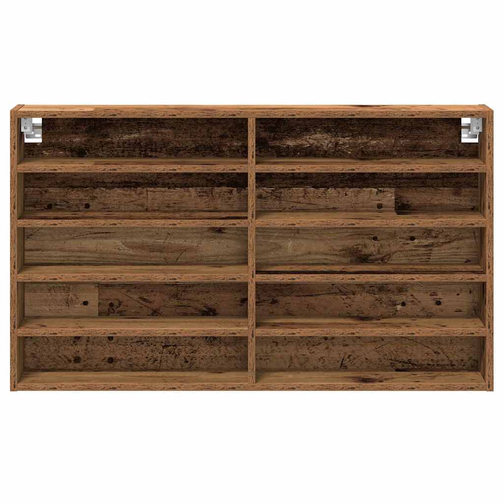 Vitrinenschrank Altholz 100 x 15 x 58 cm Holzwerkstoff