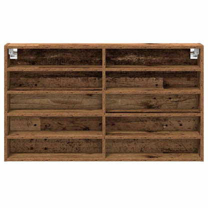 Vitrinenschrank Altholz 100 x 15 x 58 cm Holzwerkstoff