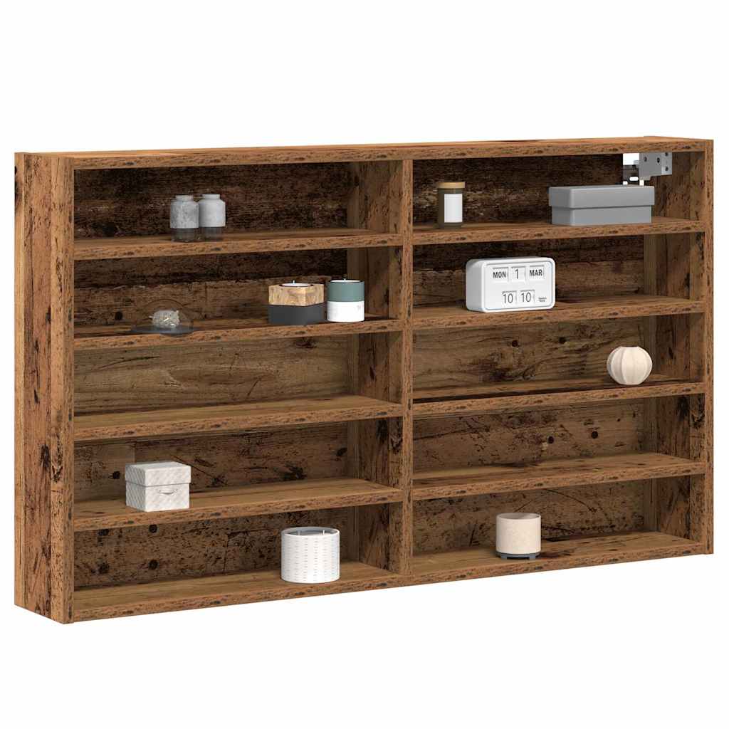 Vitrinenschrank Altholz 100 x 15 x 58 cm Holzwerkstoff
