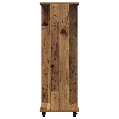 Kleiderschrank mit Rad Altholz 102 x 38 x 110 cm Holzwerkstoff