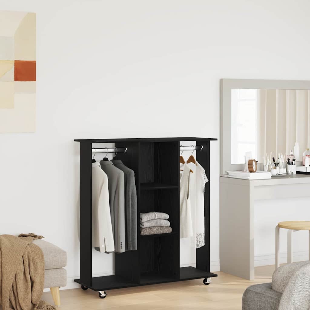 Kleiderschrank Schwarze Eiche 102 x 38 x 110 cm Holzwerkstoff