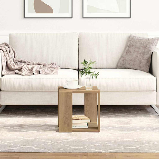 Couchtisch Eiche handwerklich 32 x 32 x 30 cm Holzwerkstoff