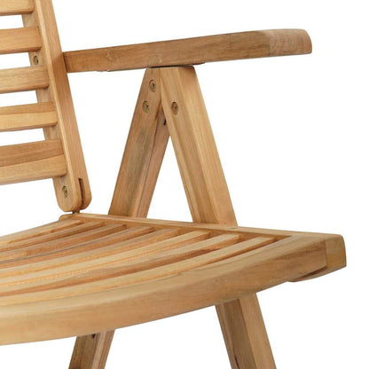 Gartenstuhl 8 pcs Braun 52 x 64,5 x 108 cm Teak-Massivholz