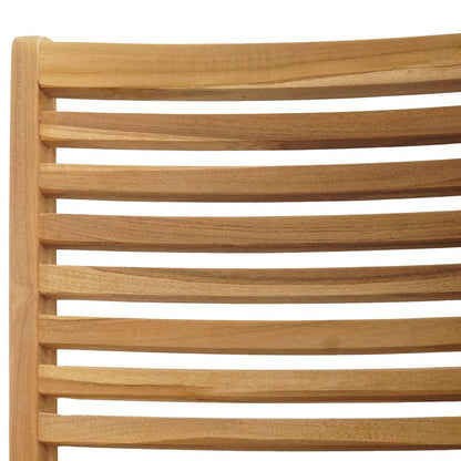Gartenstuhl 8 pcs Braun 52 x 64,5 x 108 cm Teak-Massivholz