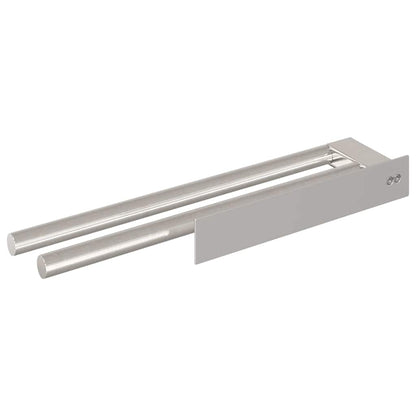 Handtuchhalter Silber 40 x 9 x 4 cm Edelstahl