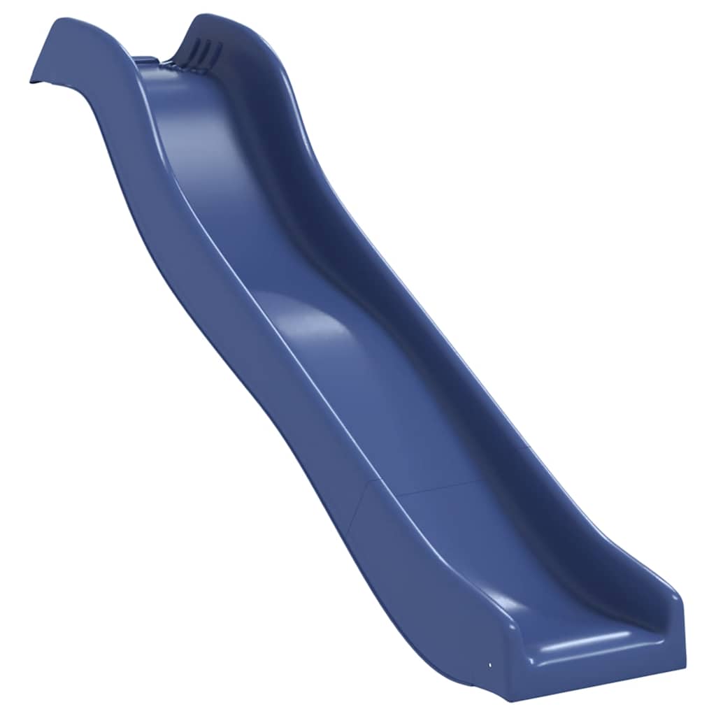 Spielturm Weiß und Blau Massivholz Tanne
