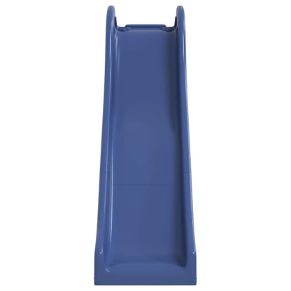 Spielturm Weiß und Blau Massivholz Tanne