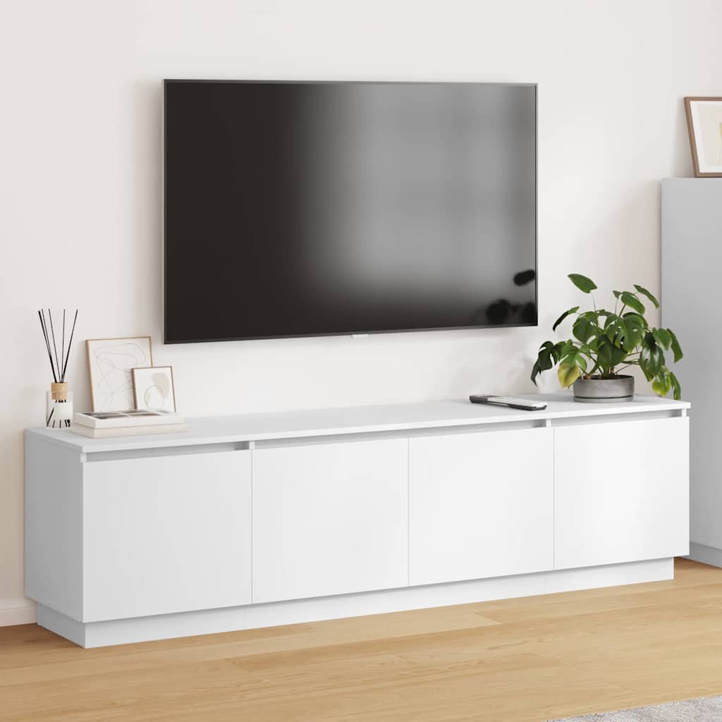 LED-TV-Dashboard Weiß 180 x 38 x 49 cm Holzwerkstoff