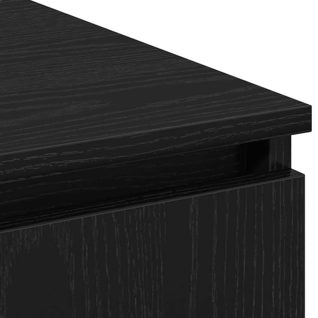 LED-TV-Dashboard Schwarze Eiche 180 x 38 x 49 cm Holzwerkstoff