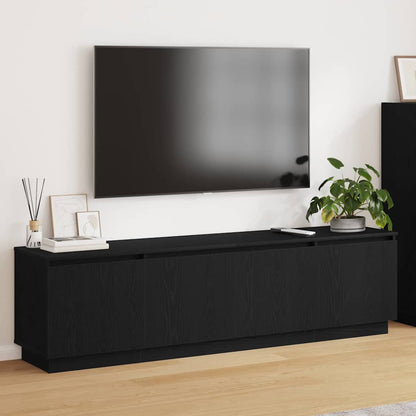 LED-TV-Dashboard Schwarze Eiche 180 x 38 x 49 cm Holzwerkstoff