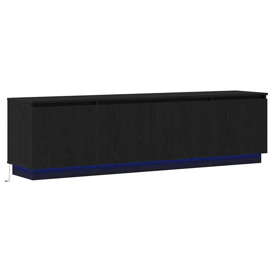 LED-TV-Dashboard Schwarze Eiche 180 x 38 x 49 cm Holzwerkstoff