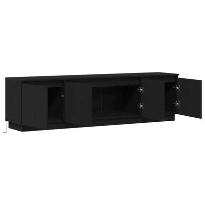 LED-TV-Dashboard Schwarze Eiche 180 x 38 x 49 cm Holzwerkstoff