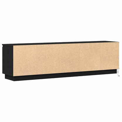 LED-TV-Dashboard Schwarze Eiche 180 x 38 x 49 cm Holzwerkstoff