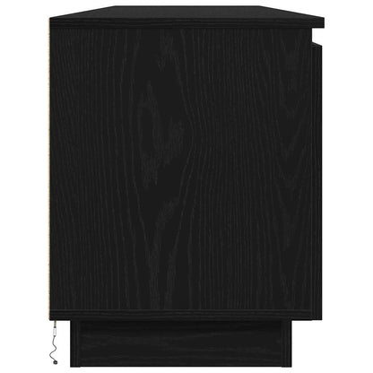 LED-TV-Dashboard Schwarze Eiche 180 x 38 x 49 cm Holzwerkstoff