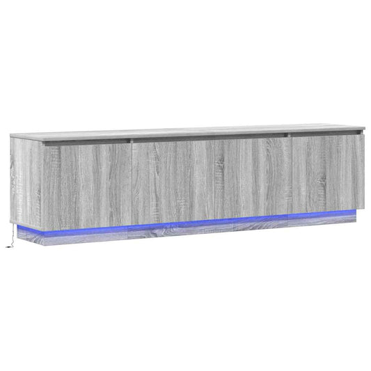 LED-TV-Dashboard Grau Sonoma 180 x 38 x 49 cm Holzwerkstoff