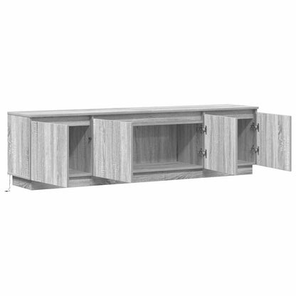 LED-TV-Dashboard Grau Sonoma 180 x 38 x 49 cm Holzwerkstoff
