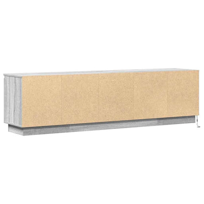 LED-TV-Dashboard Grau Sonoma 180 x 38 x 49 cm Holzwerkstoff