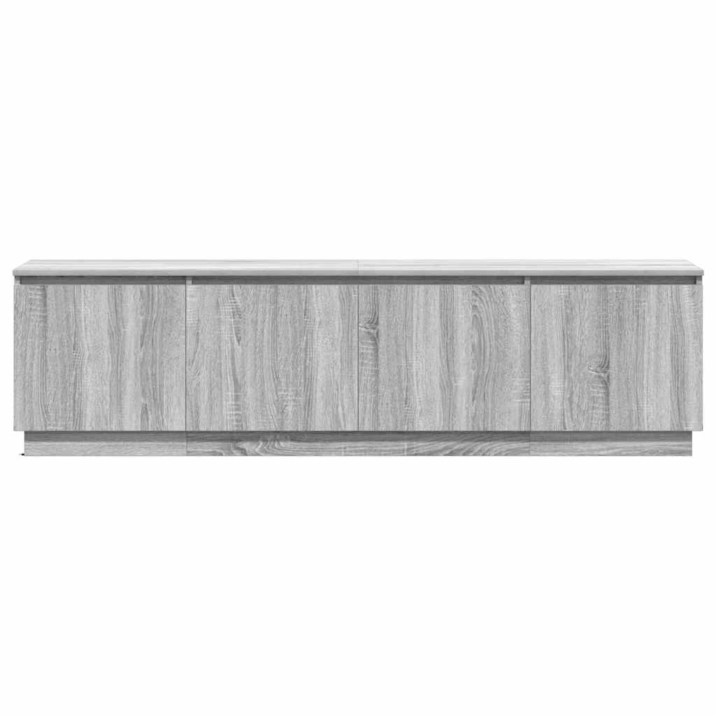 LED-TV-Dashboard Grau Sonoma 180 x 38 x 49 cm Holzwerkstoff