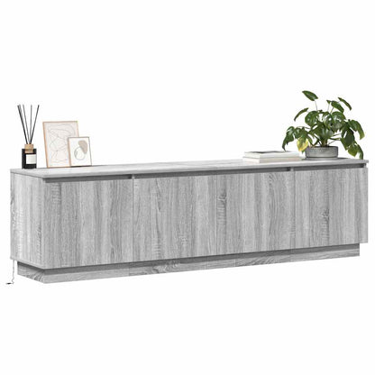 LED-TV-Dashboard Grau Sonoma 180 x 38 x 49 cm Holzwerkstoff