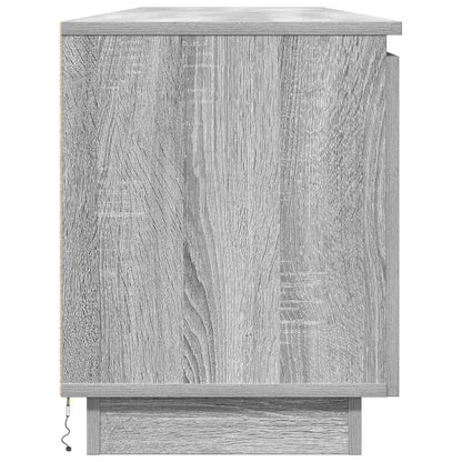 LED-TV-Dashboard Grau Sonoma 180 x 38 x 49 cm Holzwerkstoff