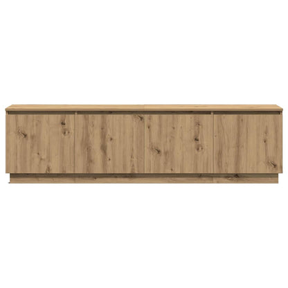 LED-TV-Dashboard Eiche handwerklich 180 x 38 x 49 cm
