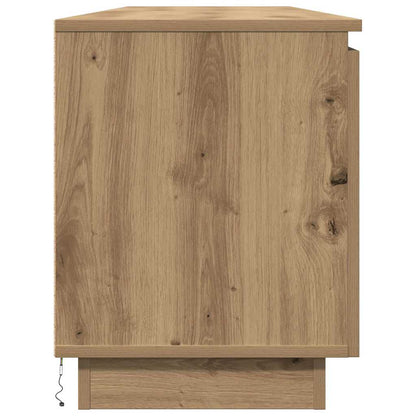 LED-TV-Dashboard Eiche handwerklich 180 x 38 x 49 cm