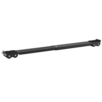 Waschmaschinensockel 2 pcs Schwarz 72 x 5 x 4.5 cm Stahl
