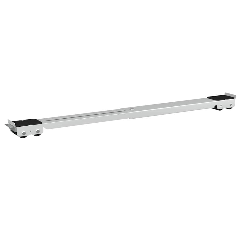 Waschmaschinensockel 2 pcs Silber 72 x 5 x 4.5 cm Stahl